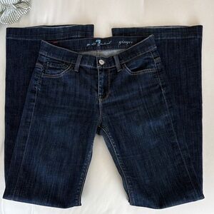 7 For All Mankind Dark Indigo Women's Boot Cut Jeans